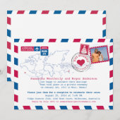 Australië/Hawaii Luchtpost Ontvangstbevestiging Hu Kaart (Voorkant / Achterkant)