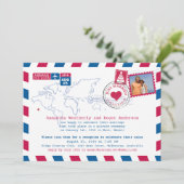 Australië/Hawaii Luchtpost Post Ontvangst Kaart (Staand voorkant)