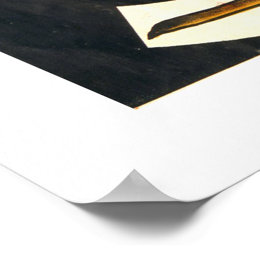 Australië heeft Groot-Brittannië beloofd (canvas) Poster (Hoek)