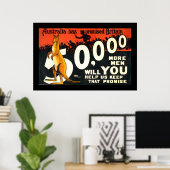 Australië heeft Groot-Brittannië beloofd (grens) Poster (Thuiskantoor)