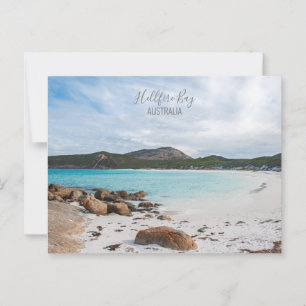 Australië Hellfire Bay ongerepte strand foto Briefkaart