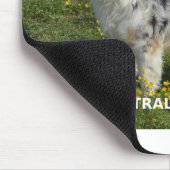 australië herder blauwe merle liefde pic muismat (Hoek)