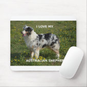 australië herder blauwe merle liefde pic muismat (Met muis)