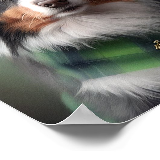 australië herder patrick poster (Hoek)