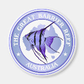 Australië - het Great Barrier Reef Magneet (Voorkant)