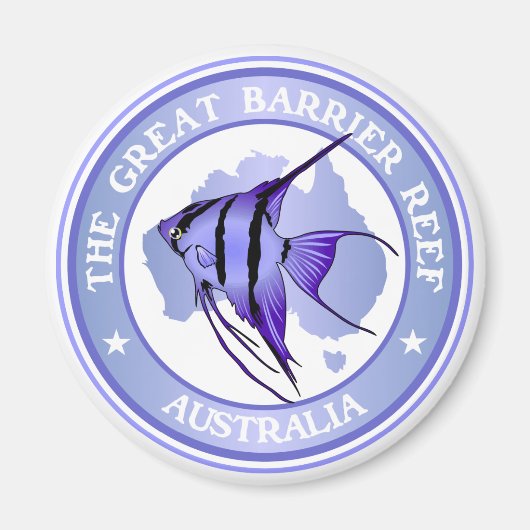 Australië - het Great Barrier Reef Magneet (Voorkant)