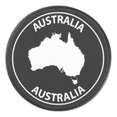 Australië Hockey Puck (Voorkant)
