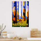 Australië, hoge bomen van Marysville, Victoria Poster (Keuken)