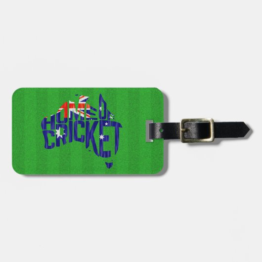 Australië Home of Cricket Custom Bagagelabel (Voorkant horizontaal)