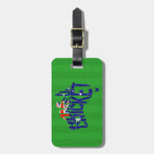 Australië Home of Cricket Custom Bagagelabel (Voorkant verticaal)