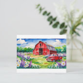 Australië huis veld tuin briefkaart (Staand voorkant)