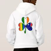 Australië Ierland Gay Pride Shamrock (Achterkant)