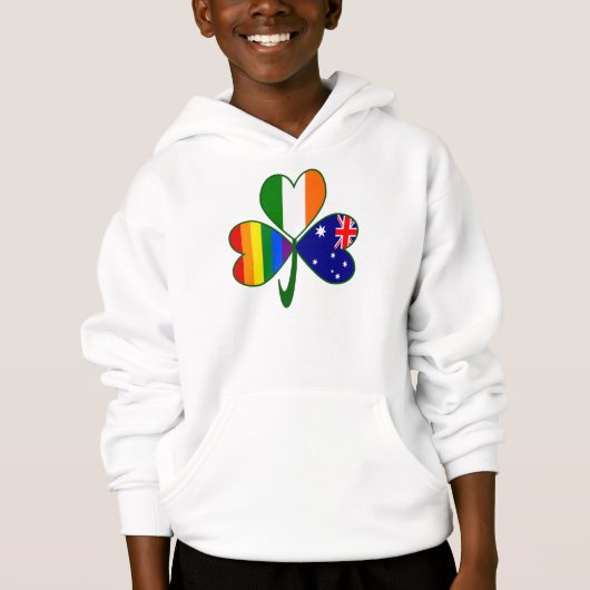 Australië Ierland Gay Pride Shamrock (Voorkant)