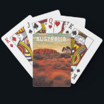 Australië Illustratie Reizen Art Vintage Pokerkaarten<br><div class="desc">Australië vector kunstwerk ontwerp. Australië,  een uitgestrekte en diverse bestemming,  biedt alles van iconische bezienswaardigheden zoals het Sydney Opera House en het Great Barrier Reef tot adembenemende nationale parken en prachtige kustlijnen.</div>
