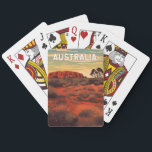 Australië Illustratie Reizen Art Vintage Pokerkaarten<br><div class="desc">Australië vector kunstwerk ontwerp. Australië,  een uitgestrekte en diverse bestemming,  biedt alles van iconische bezienswaardigheden zoals het Sydney Opera House en het Great Barrier Reef tot adembenemende nationale parken en prachtige kustlijnen.</div>