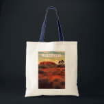 Australië Illustratie Reizen Art Vintage Tote Bag<br><div class="desc">Australië vector kunstwerk ontwerp. Australië, een uitgestrekte en diverse bestemming, biedt alles van iconische bezienswaardigheden zoals het Sydney Opera House en het Great Barrier Reef tot adembenemende nationale parken en prachtige kustlijnen.</div>
