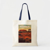 Australië Illustratie Reizen Art Vintage
