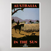  Australië in de zon Poster (Voorkant)