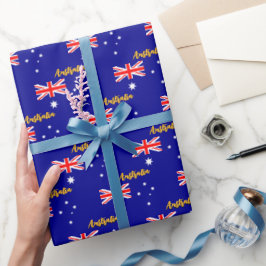 Australië Inpakpapier, Aussie, Australische vlag Cadeaupapier