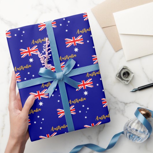 Australië Inpakpapier, Aussie, Australische vlag Cadeaupapier (Geschenken)