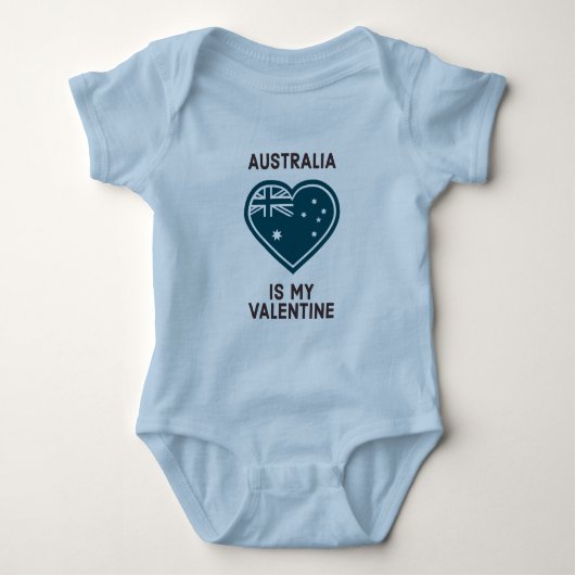 Australië is mijn Valentijn Romper (Voorkant)