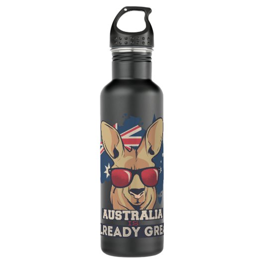 Australië is nu al groot voor Australië , geprezen Waterfles (Voorkant)