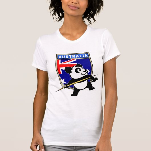 Australië Javelin Panda T-shirt (Voorkant)