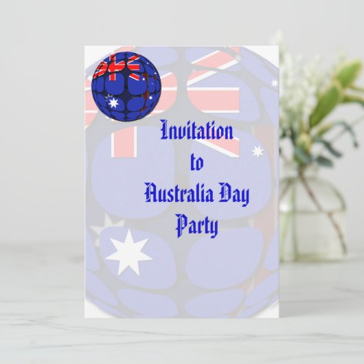 Australië Kaart (Staand voorkant)