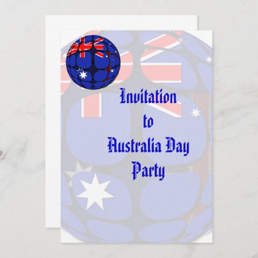 Australië Kaart (Voorkant / Achterkant)