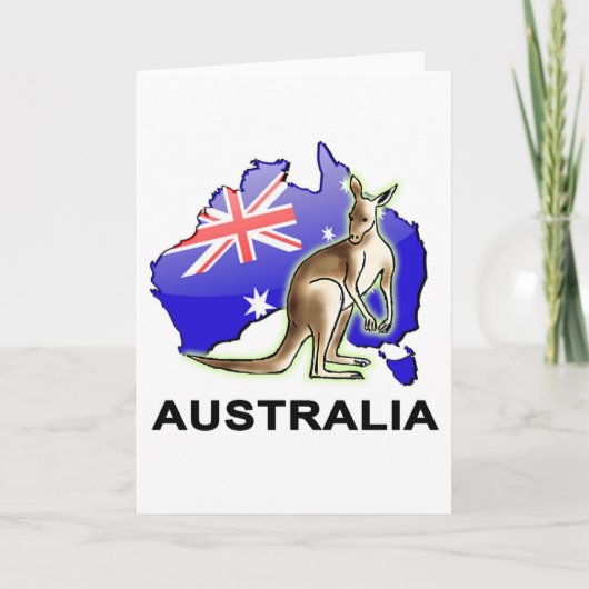 Australië Kaart (Voorkant)