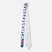 Australië kaart en vlag Stropdas (Achterkant)