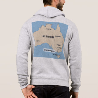 Australië Kaart Hoodie | Retro Australian BA