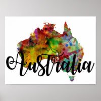 Australië Kaart
