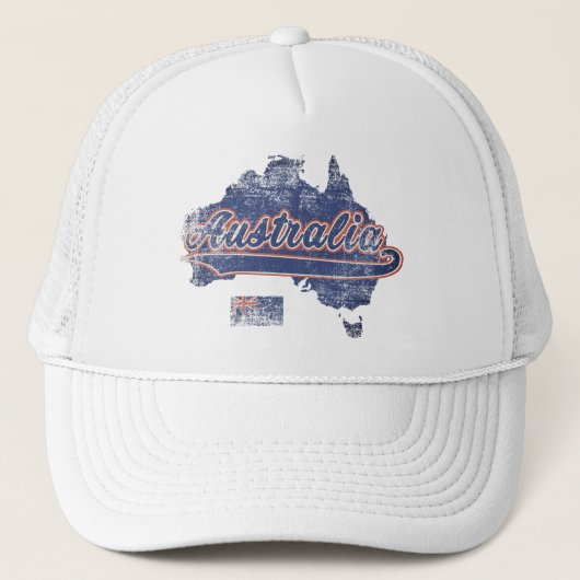 Australië-kaart Trucker Pet (Voorkant)