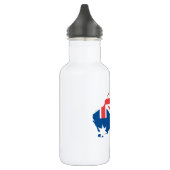 Australië-kaartvlag - waterfles (Links)