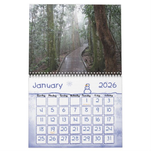 Australië Kalender (Jan 2026)