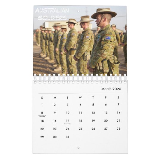 Australië Kalender (Mar 2026)