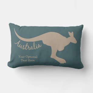Australië Kangaroo aangepaste tekst en kleuren kus Kussen