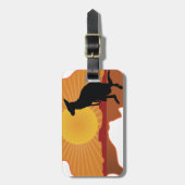 Australië Kangaroo Bagagelabel (Voorkant verticaal)