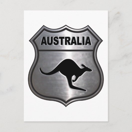 Australië Kangaroo Briefkaart (Voorkant)