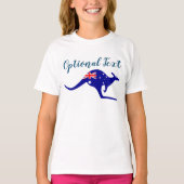 Australië Kangaroo & Flag T-shirt (Voorkant)