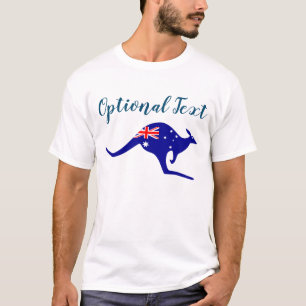 Australië Kangaroo & Flag T-shirt