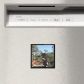 Australië - Kangaroo (Magnet) Magneet (Insitu (Vaatwasser))