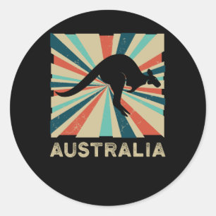 Australië Kangaroo Ronde Sticker