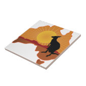 Australië Kangaroo Tegeltje (Zijkant)