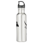 Australië Kangoeroe aangepaste naam waterflessen Waterfles (Achterkant)