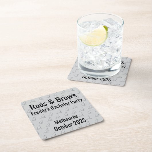 Australië Kangoeroe Jonggezellenfeest Onderzetters (Insitu)