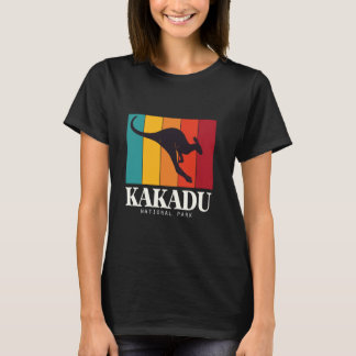 Australië Kangoeroe Retro Kakadu National Park Sou T-shirt