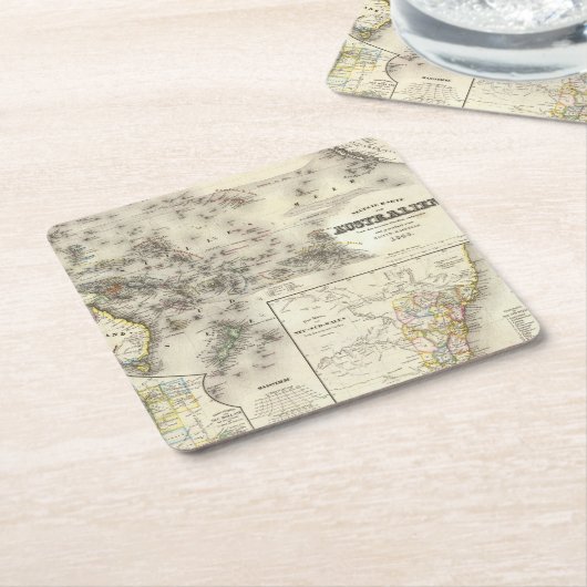 Australië Kartonnen Onderzetters (Schuin)