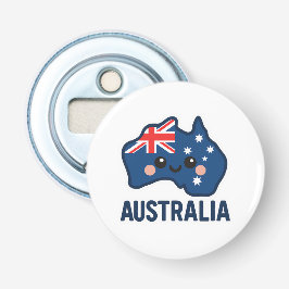 Australië Kawaii Fusion – vet en Schattig Button Flesopener